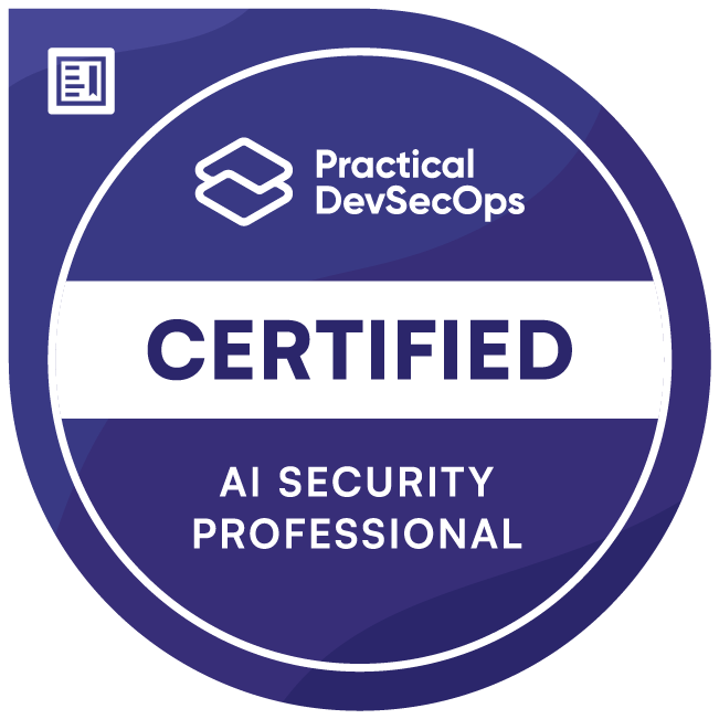 Badge Certified AI Security Professional